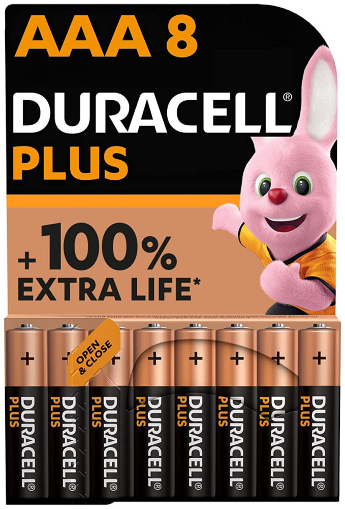 Батарейка Duracell 8xAAA Plus