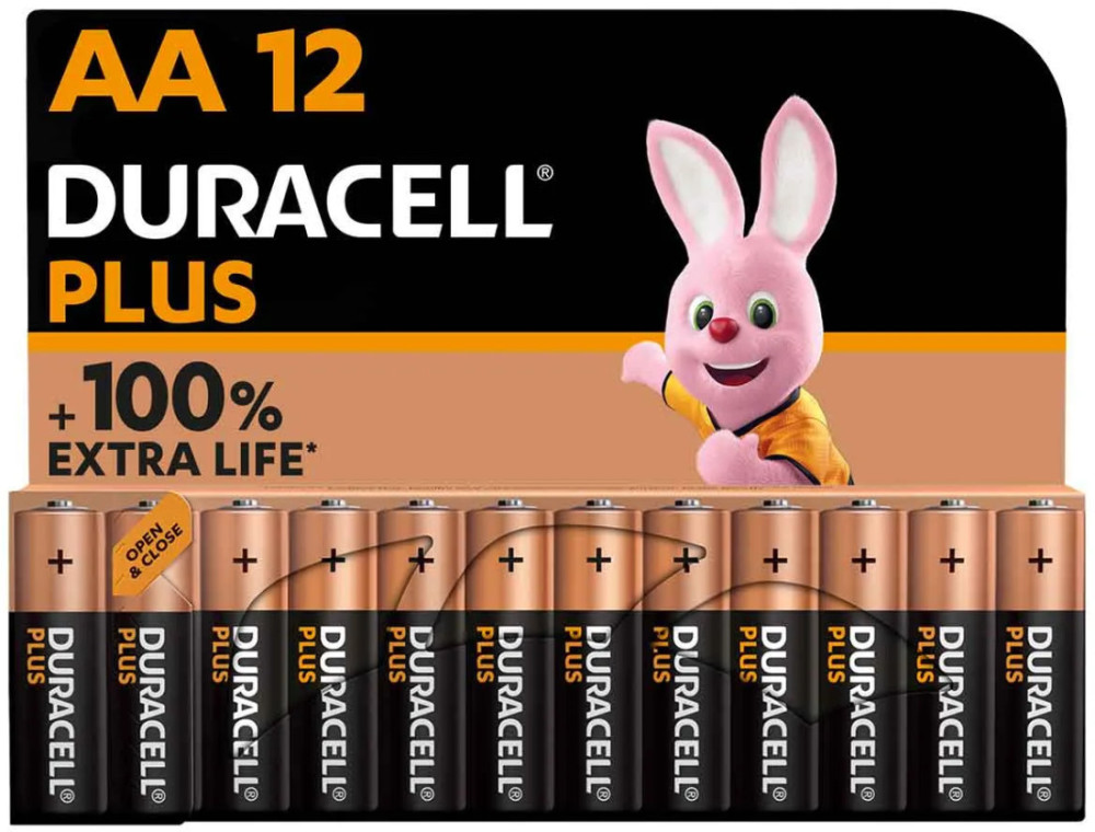 Батарейка Duracell 12xAA Plus