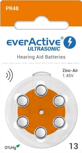 Акумулятор / батарейка everActive 6xPR48 (ULTRASONIC 13)
