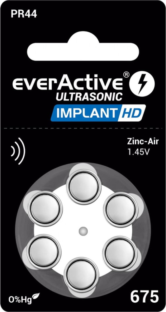 Акумулятор / батарейка everActive 6xPR44 (IMPLANT HD 675)