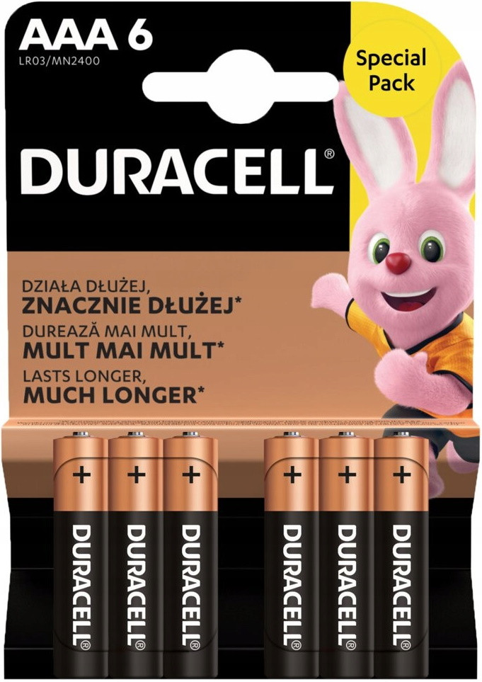 Батарейка Duracell 6xAAA Duralock Basic