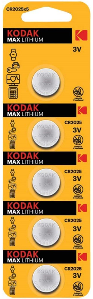 Акумулятор / батарейка Kodak 5xCR2025 Max