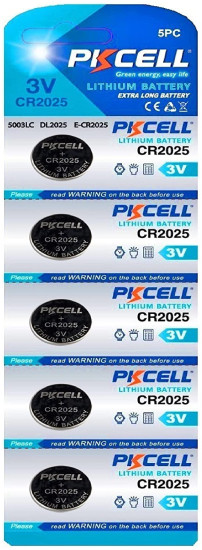 Акумулятор / батарейка Pkcell 5xCR2025