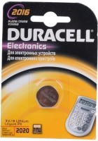 Акумулятор / батарейка Duracell 1xCR2016 DSN
