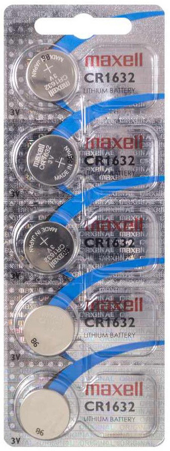 Акумулятор / батарейка Maxell 5xCR1632