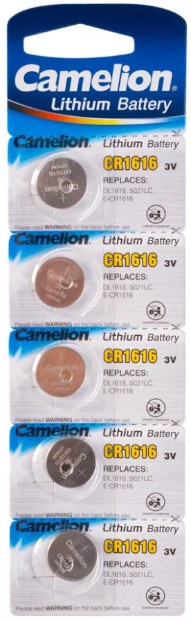 Аккумулятор / батарейка Camelion 5xCR1616 (CR1616-BP5)
