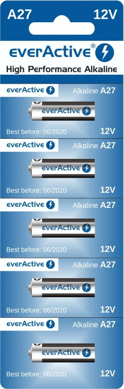 Батарейка A27 everActive 5xA27 (27A5BL)