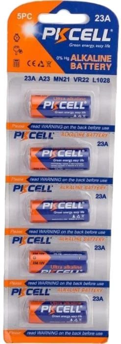 Батарейка A23 Pkcell 5xA23/MN21 (23A-5B)