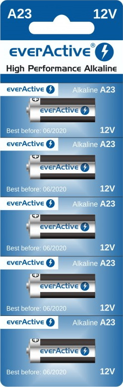 Батарейка A23 everActive 5xA23 (23A5BL)