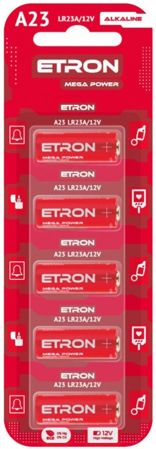 Батарейка A23 Etron 5xA23