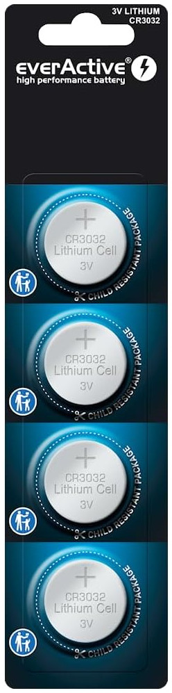 Аккумулятор / батарейка everActive 4xCR3032