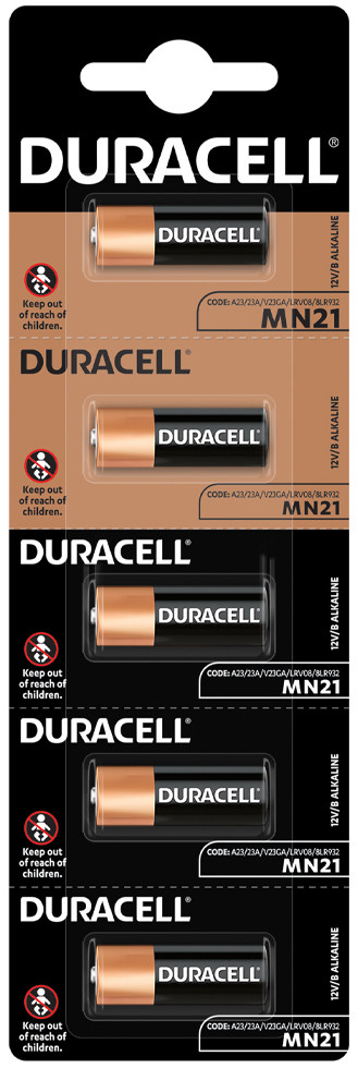 Батарейка A23 Duracell 5xA23 MN21