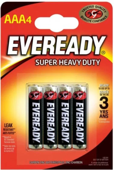 Батарейка Eveready 4xAAA Super Heavy Duty