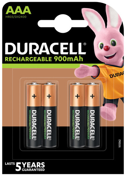 Аккумулятор Duracell 4xAAA 900 mAh