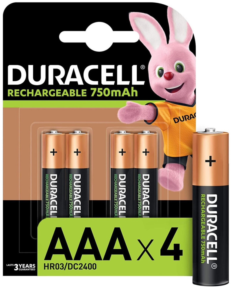 Аккумулятор Duracell 4xAAA 750 mAh