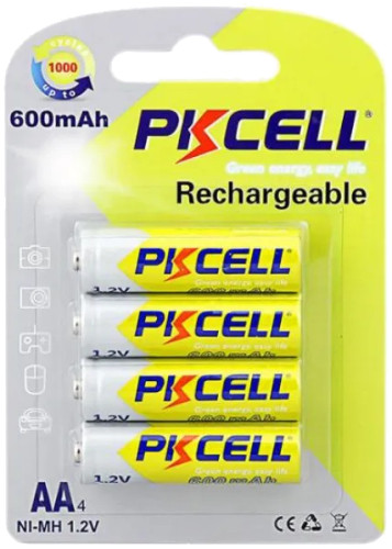 Акумулятор Pkcell 4xAA 600 mAh