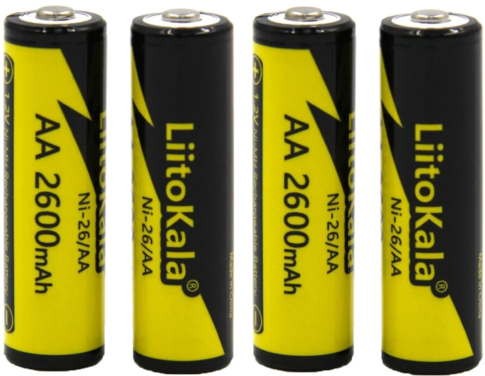 Аккумулятор Liitokala 4xAA 2600 mAh (Ni-26/AA-4B)