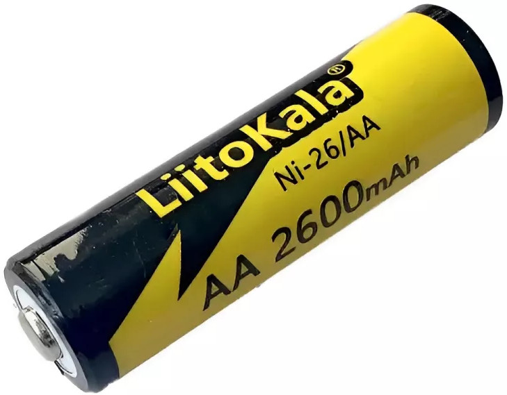 Акумулятор Liitokala 1xAA 2600 mAh (Ni-26/AA)