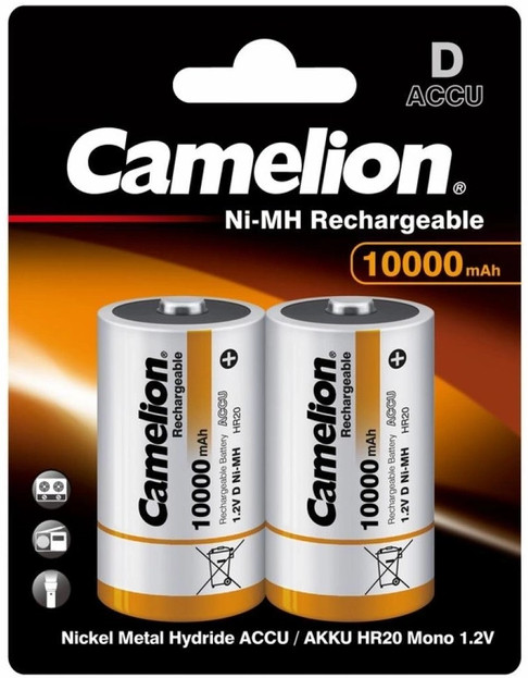 Акумулятор D Camelion 2xD 10000 mAh
