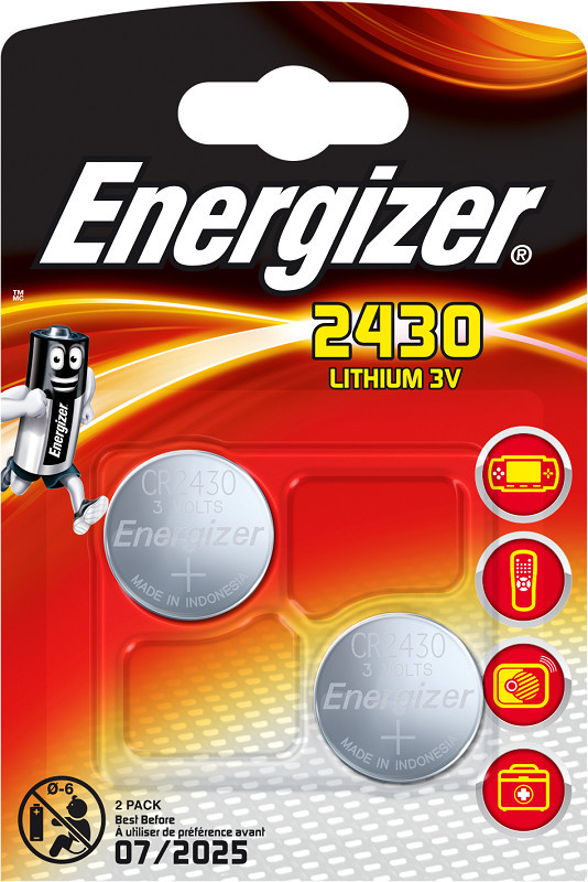 Акумулятор / батарейка Energizer 2xCR2430