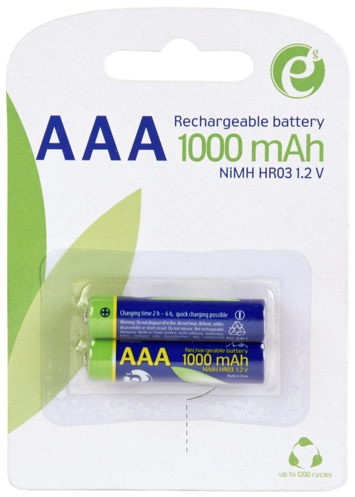 Аккумулятор EnerGenie 2xAAA 1000 mAh (EG-BA-AAA10-01)
