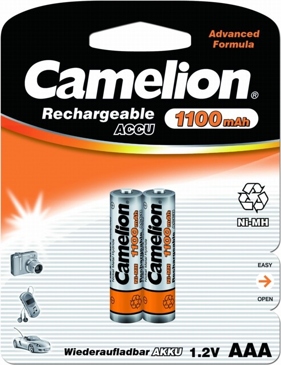 Аккумулятор Camelion 2xAAA 1100 mAh (7372)