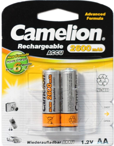 Аккумулятор Camelion 2xAA 2600 mAh