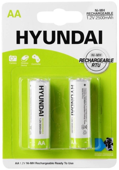 Аккумулятор Hyundai 2xAA 2500 mAh (HT7005001)