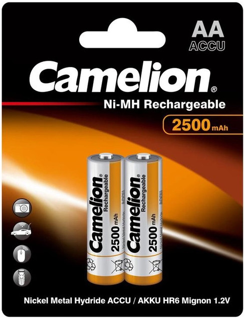 Аккумулятор Camelion 2xAA 2500 mAh