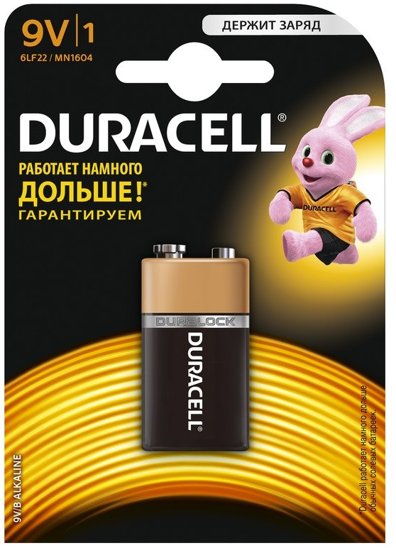 Батарейка Крона Duracell 1xKrona MN1604