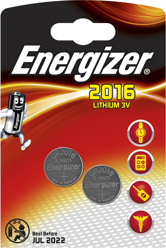 Акумулятор / батарейка Energizer 2xCR2016