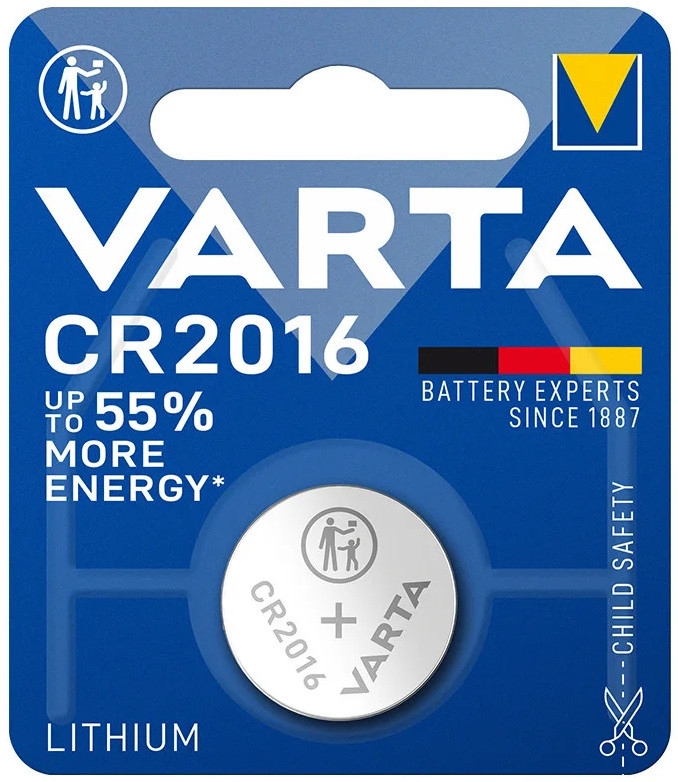 Акумулятор / батарейка Varta 1xCR2016