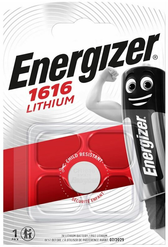 Акумулятор / батарейка Energizer 1xCR1616