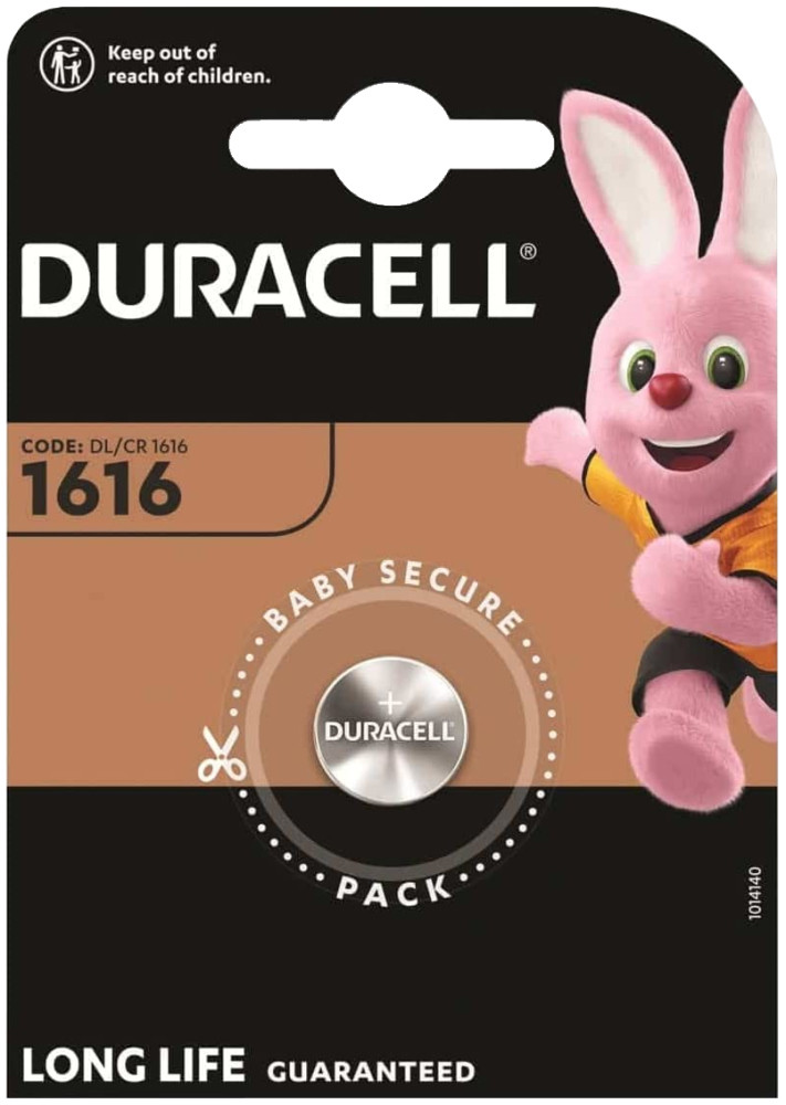 Аккумулятор / батарейка Duracell 1xCR1616