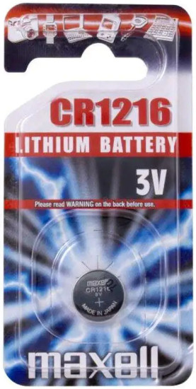 Акумулятор / батарейка Maxell 1xCR1216
