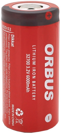 Аккумулятор / батарейка Orbus 1x32700 6000 mAh (ORB32700-48G)