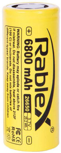 Акумулятор Rablex 1x26650 6800 mAh