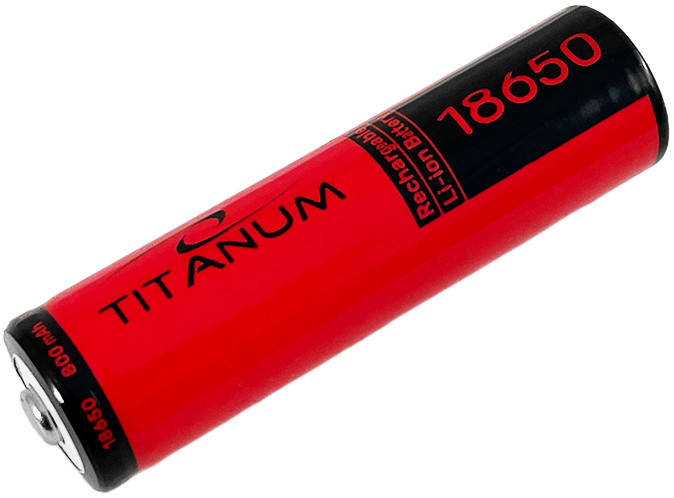 Аккумулятор TITANUM 1x18650 800 mAh (T-18650/800/1B)