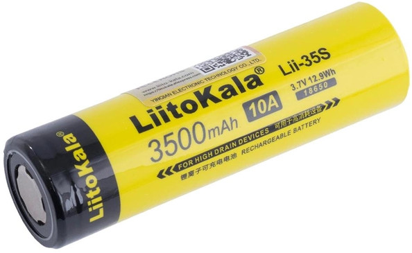 Аккумулятор Liitokala 1x18650 3500 mAh 10A