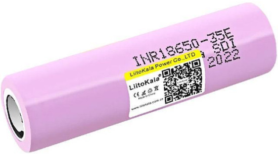 Аккумулятор Liitokala 1x18650 3500 mAh Pink (Lii-35E)