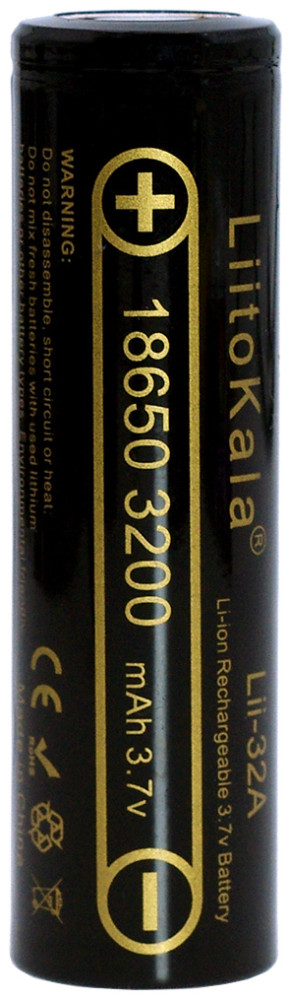 Аккумулятор Liitokala 1x18650 3200 mAh (LII-32A)