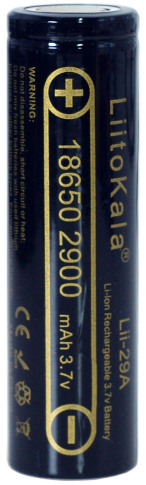 Аккумулятор Liitokala 1x18650 2900 mAh (LII-29A)