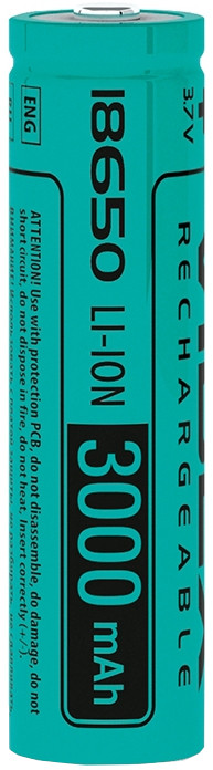 Аккумулятор Videx 1x18650 3000 mAh (18650/3000/1B)