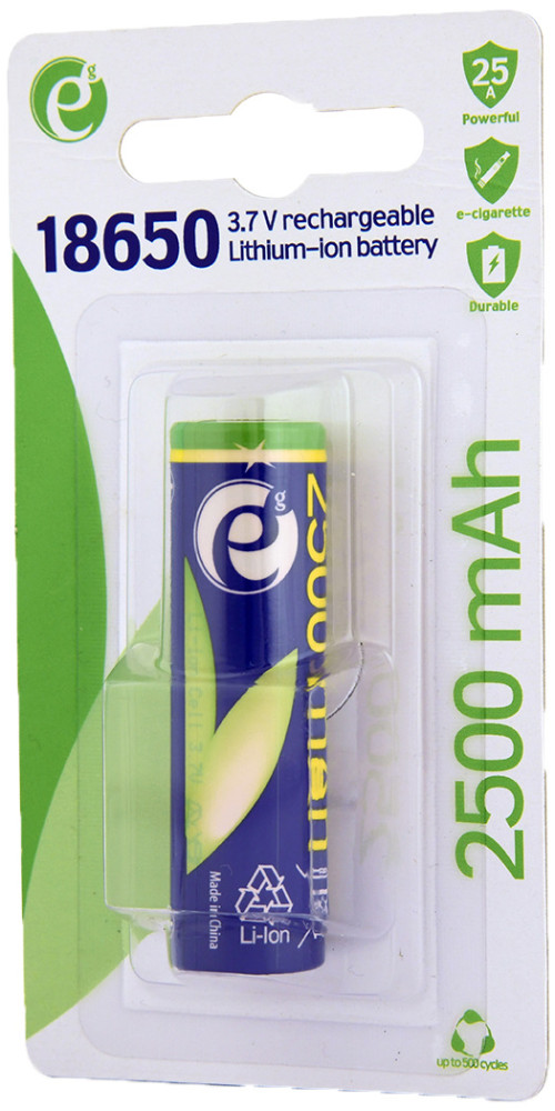 Аккумулятор EnerGenie 1x18650 2500 mAh (EG-BA-18650-10C/2500)