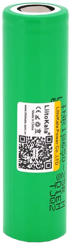 Аккумулятор Liitokala 1x18650 2500 mAh Green (Lii-25R)