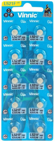 Аккумулятор / батарейка Vinnic 10xLR63