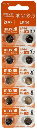 Акумулятор / батарейка Maxell 10xLR44