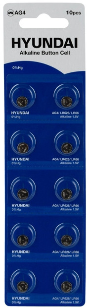 Акумулятор / батарейка Hyundai 10xAG4 (HT7008004)