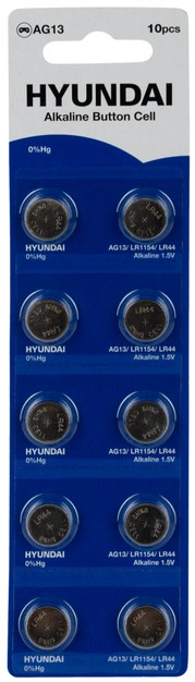 Акумулятор / батарейка Hyundai 10xAG13 (HT7008013)