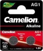 Аккумулятор / батарейка Camelion 2xAG1 (AG1-BP2)